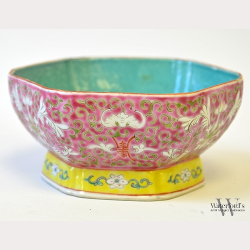 A Republic Period Chinese Famille Rose Bowl