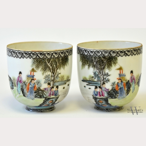 A Pair of Chinese Porcelain Cups