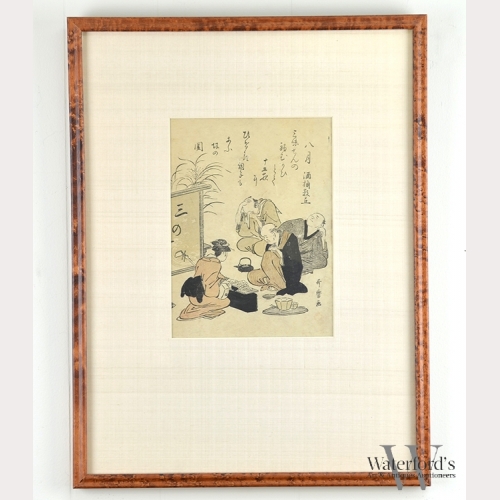 A Group of Japanese Wood Block Prints