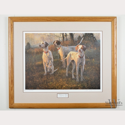 Robert K. Abbett (b. 1926), Waiting to Run