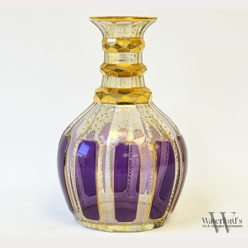 A 19th Century Bohemian Moser Glass Vase