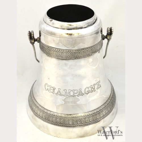 A Silver Plated Champagne Bucket