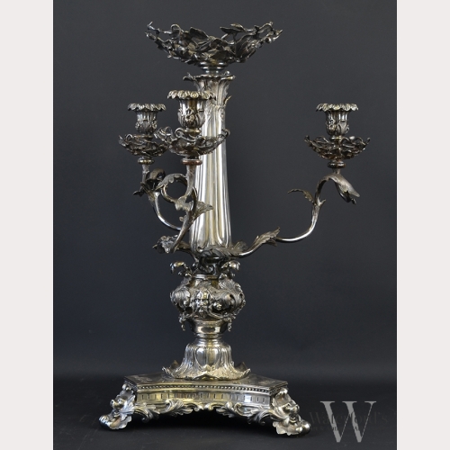 A 19th Century Elkington Silver Plated Centerpiece