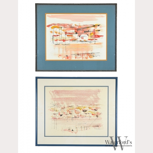 Alfred Birdsey (1912-1996), Abstract Landscapes