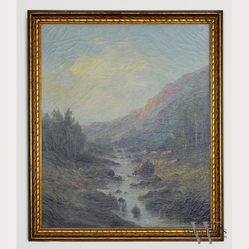 Mountain Landscape with Stream