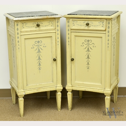 Pair of Late 19th Century Continental Nightstands