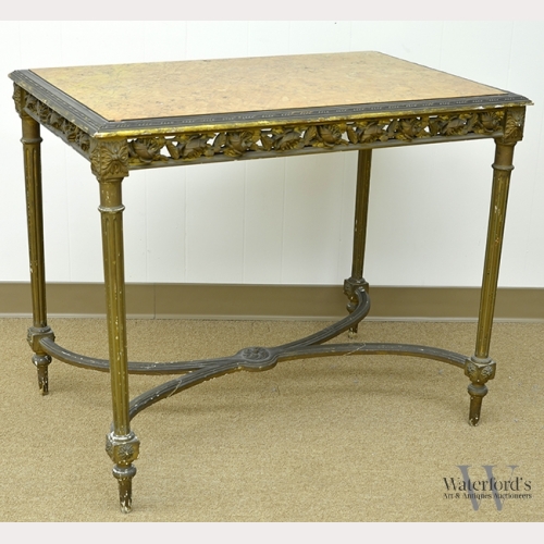 Late 19th Century Italian Marble Top End Table
