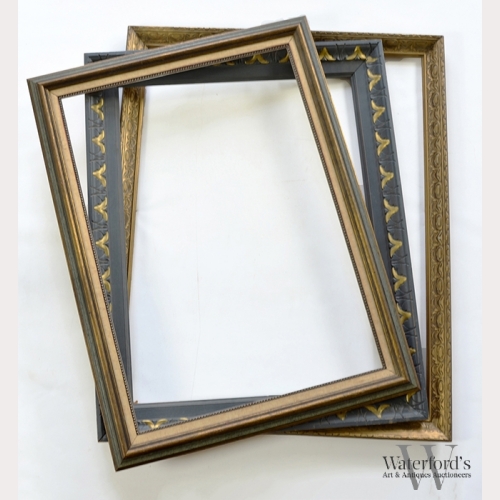 A Group of Six Italian Painted & Gilt Frames
