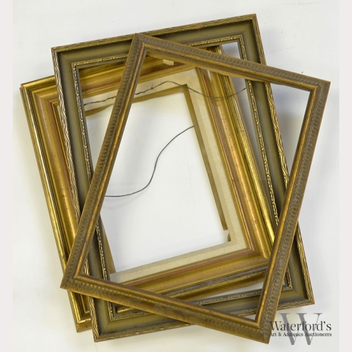 A Group of Three Italian Gilt Frames