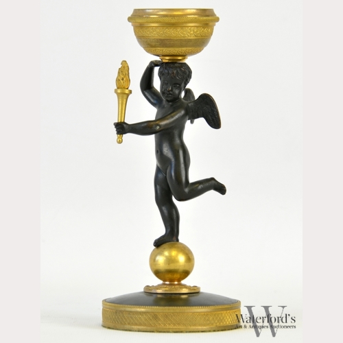 A Continental Empire Style Candlestick
