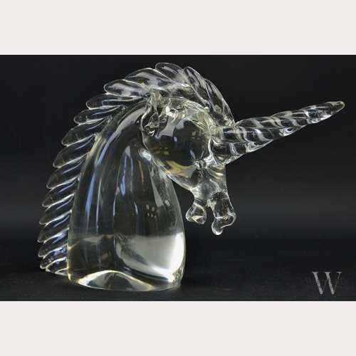 A Cartier Crystal Unicorn