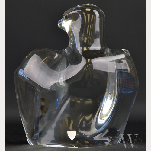 An Early Olle Alberius Orrefors Crystal Eagle