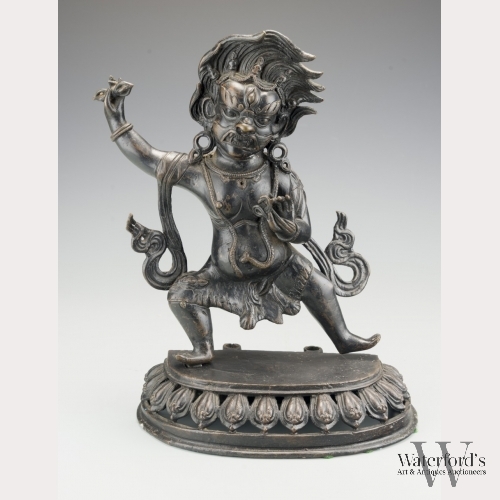 A Sino-Tibetan Bronze Wrathful Vajrapani