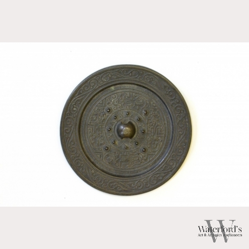 A Chinese Bronze 'TLV' Mirror