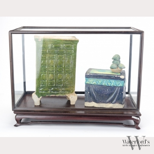 Ming Dynasty Ceramic Mingqi, Tomb Furniture