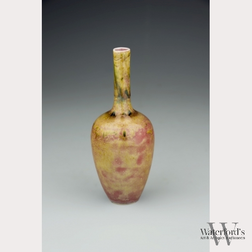 A Chinese Small Porcelain Peach Bloom Vase