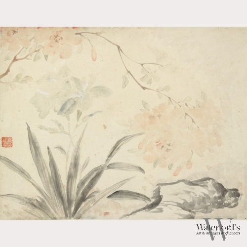 Tang Luming (1804-1874), Orchid and Magnolias
