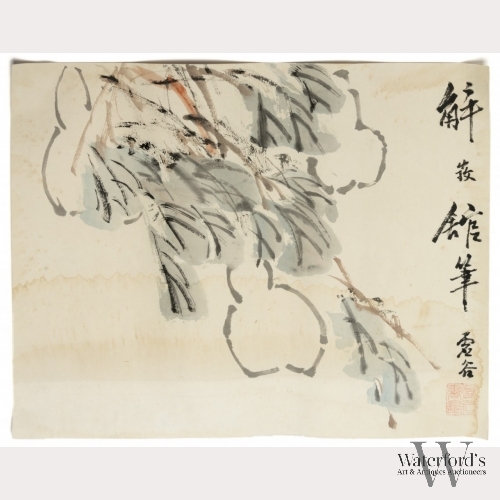 Xu Gu (1823-1896), Gourd on a Vine