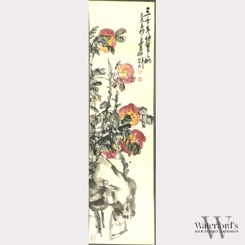 Wu Changshuo (1844-1927), Peaches