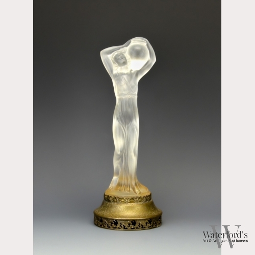 Lalique Style Glass Figure