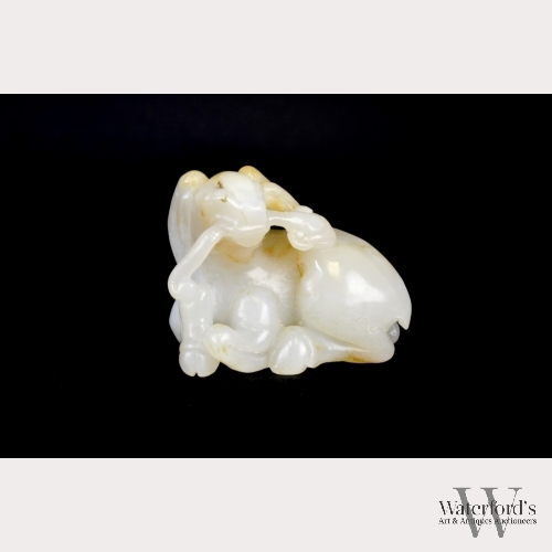 A Chinese Jade Model of a Ram