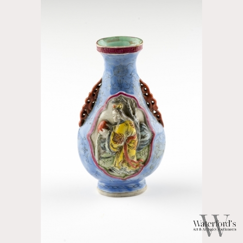 A Small Chinese Porcelain Enameled Vase