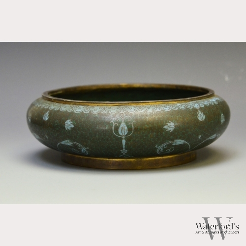 A Chinese Cloisonne Censer