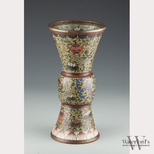 A Chinese Cloisonne Gu Vase
