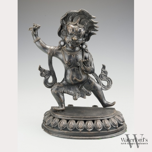 A Sino-Tibetan Bronze Wrathful Vajrapani