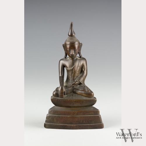 A Chinese Bronze Statue of Buddha