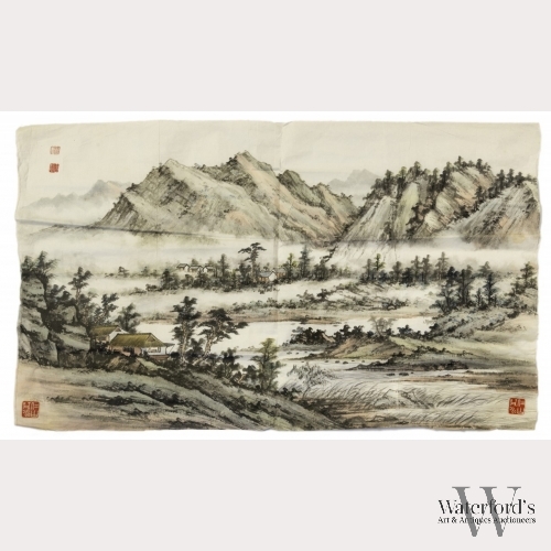 Feng Hanshu (1908-?), Clouds and Flowing Water