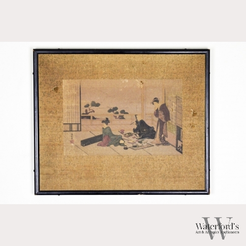 A Framed Japanese Print