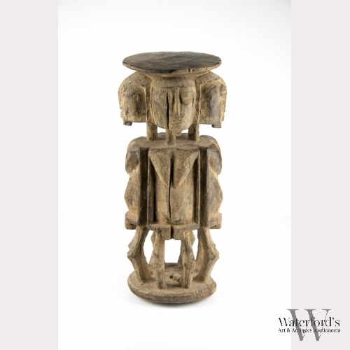 An African Carved Wood Stand