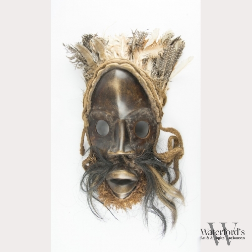 A Carved Wood Mask of the Dan People, Liberia